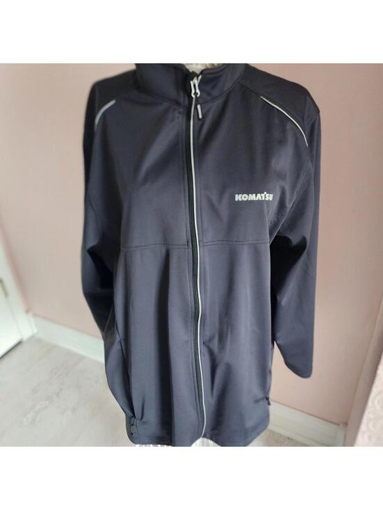 KOMATSU Core 365 Gray Softshell Full-Zip Work Jacket Men’s 2XL XXL